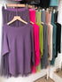 Casual Batwing Sleeves Pullover And Net Long Skirts